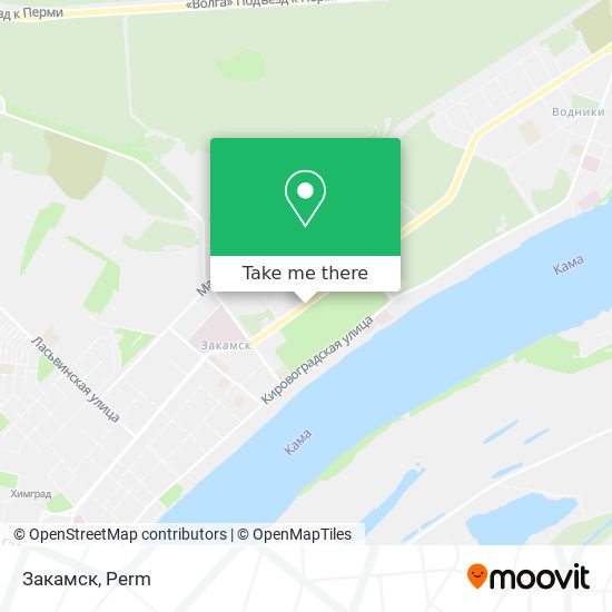 Закамск map