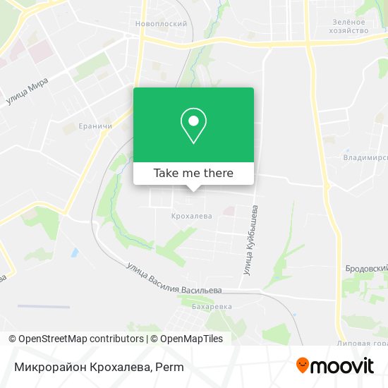 Микрорайон  Крохалева map