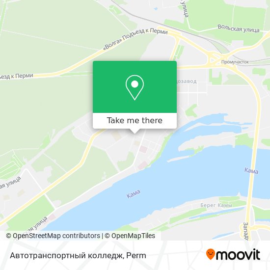 Автотранспортный колледж map