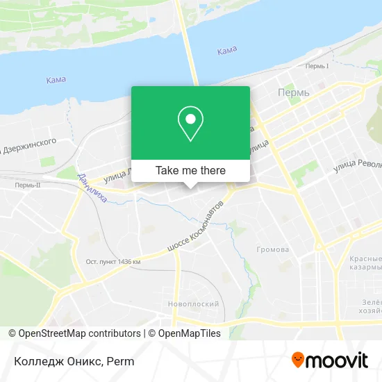 Колледж Оникс map