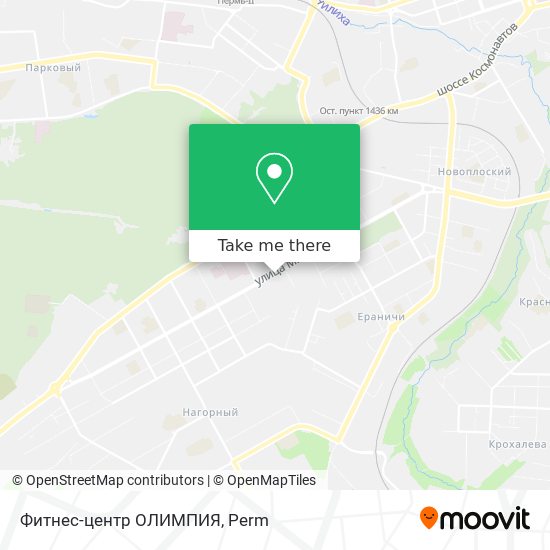 Фитнес-центр  ОЛИМПИЯ map
