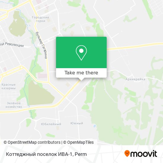 Коттеджный поселок ИВА-1 map