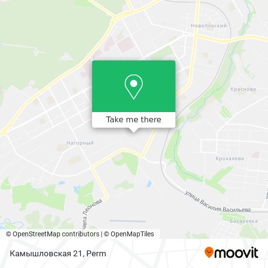 Камышловская 21 map