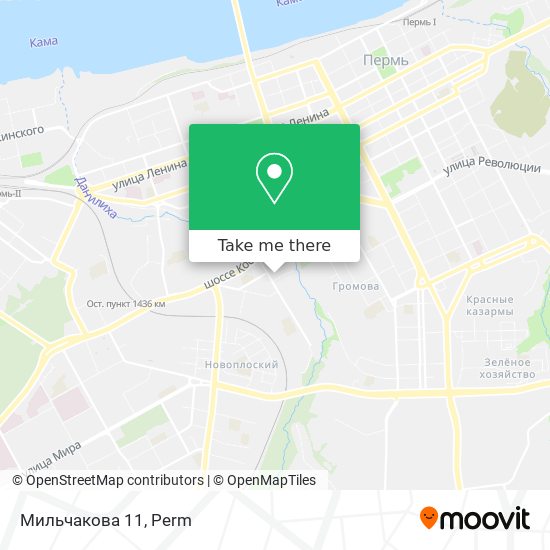 Мильчакова 11 map