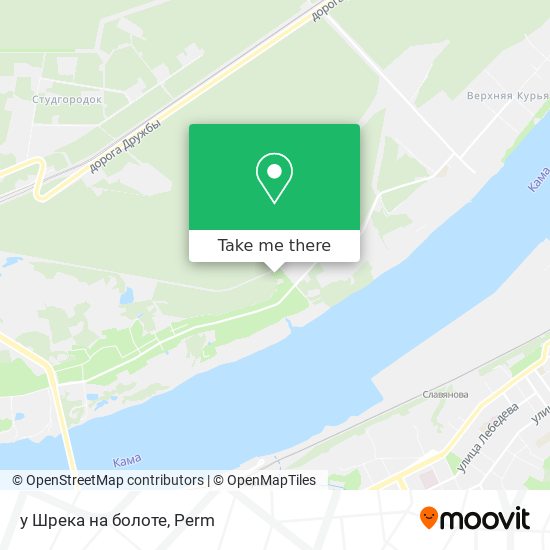 у Шрека на болоте map