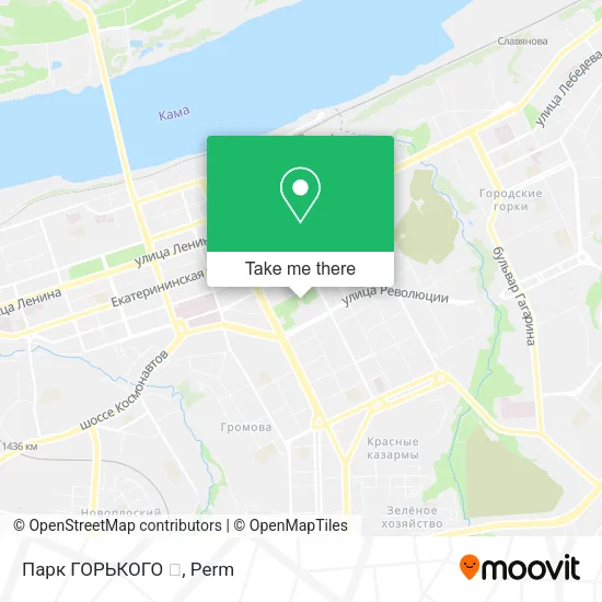 Парк ГОРЬКОГО 🎠 map