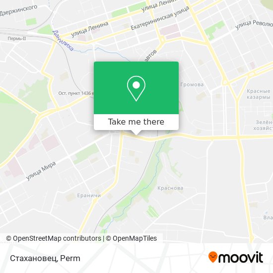 Стахановец map