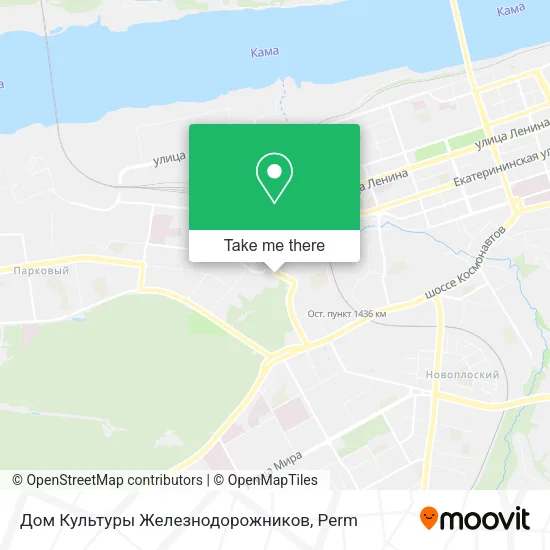Дом Культуры Железнодорожников map