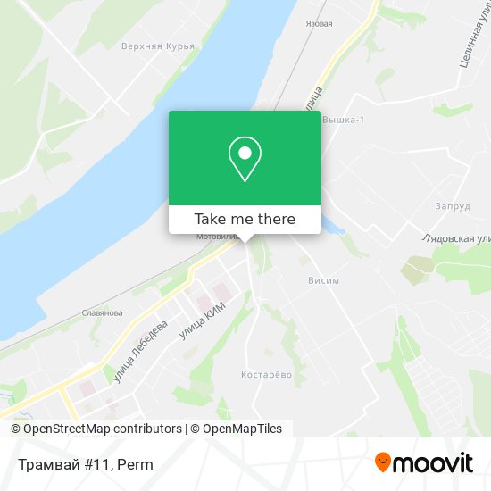 Трамвай #11 map