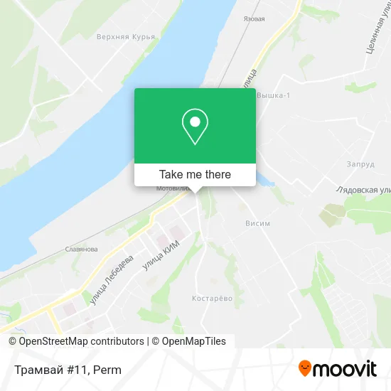 Трамвай #11 map