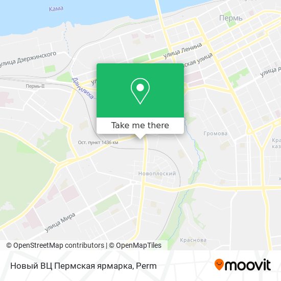 Новый ВЦ Пермская ярмарка map