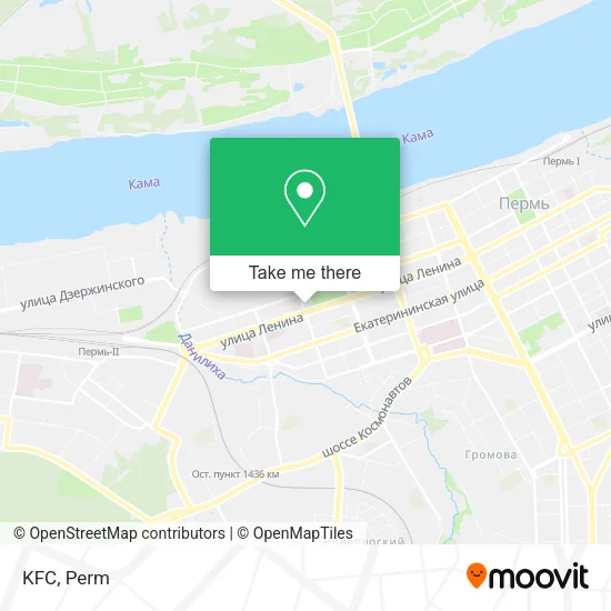 KFC map