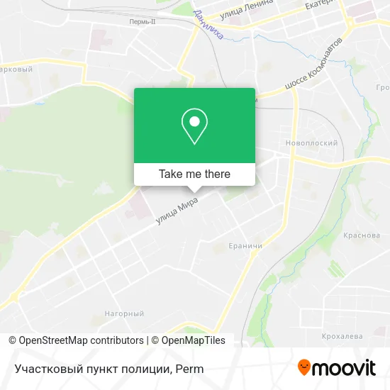 Участковый пункт полиции map