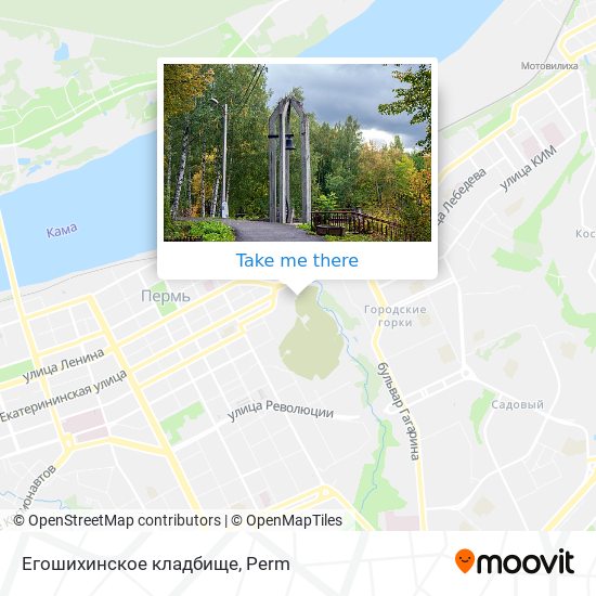 Егошихинское кладбище map