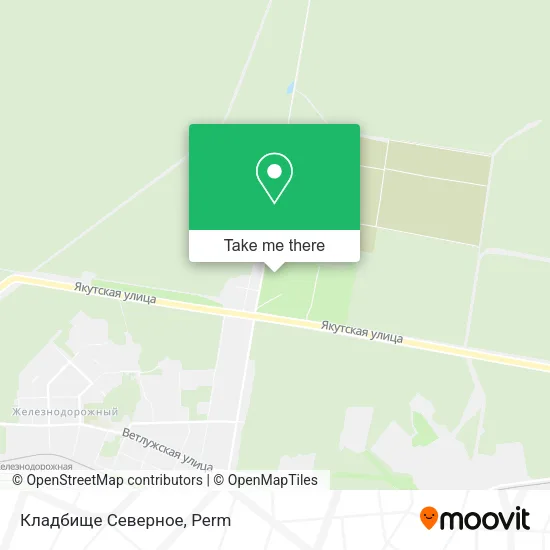 Кладбище Северное map