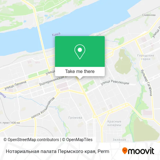 Нотариальная палата Пермского края map