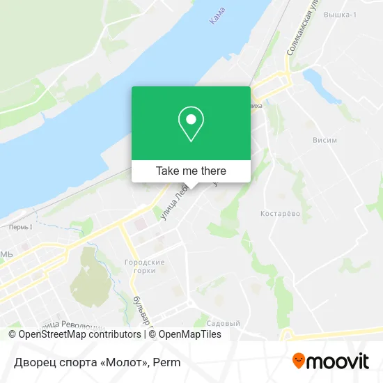 Дворец спорта «Молот» map