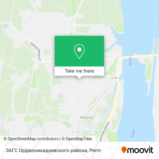 ЗАГС Орджоникидзевского района map