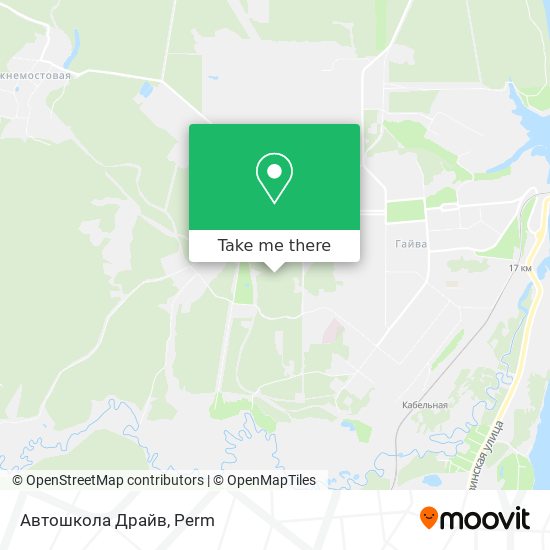 Автошкола  Драйв map