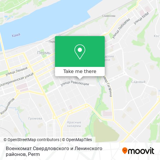 Военкомат Свердловского и Ленинского районов map
