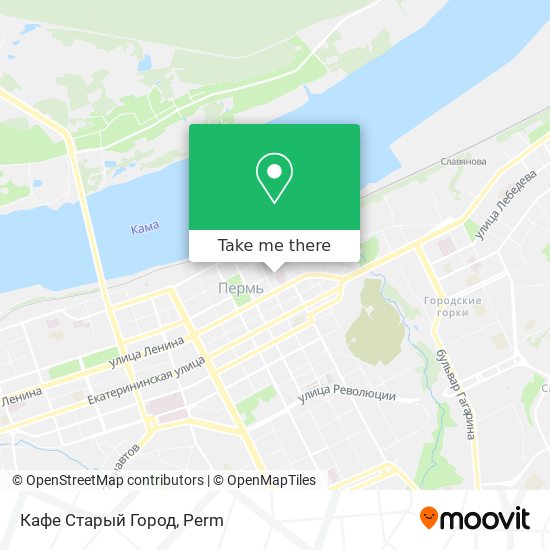 Кафе Старый Город map