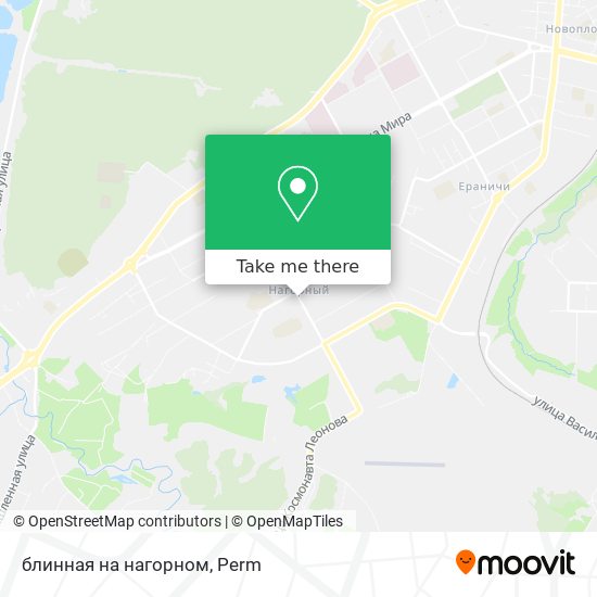 блинная на нагорном map
