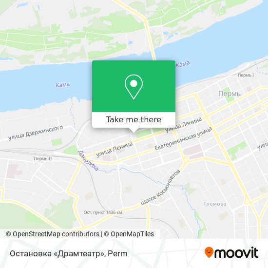 Остановка «Драмтеатр» map