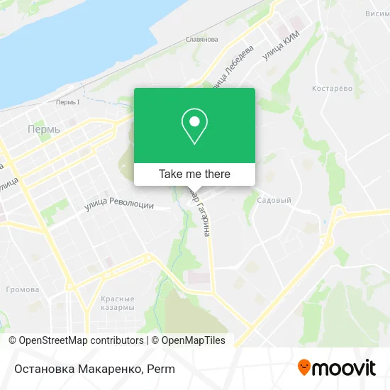Остановка  Макаренко map