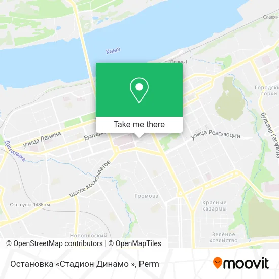 Остановка «Стадион  Динамо » map