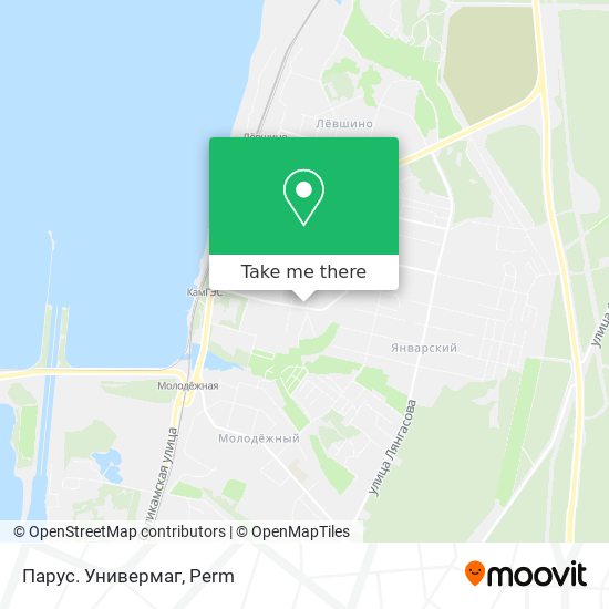 Парус. Универмаг map