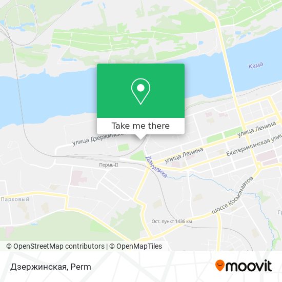 Дзержинская map