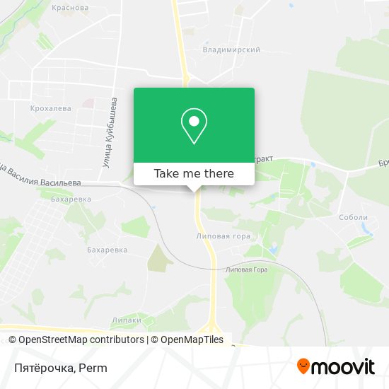 Пятёрочка map