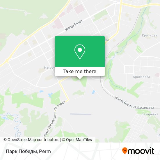 Парк Победы map