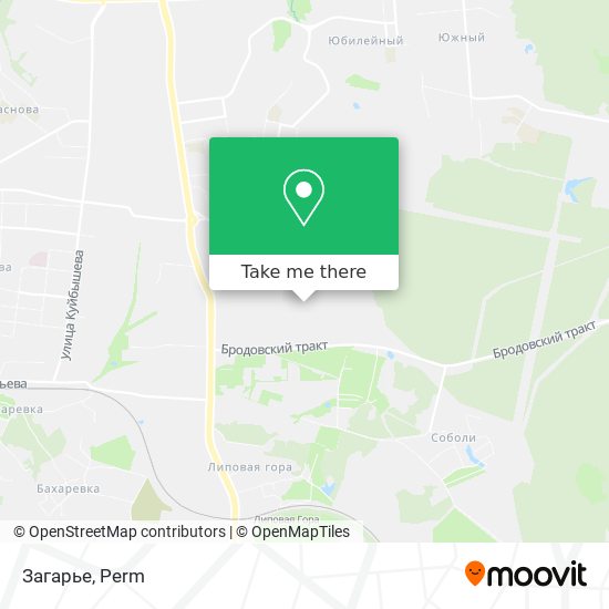 Загарье map