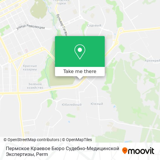 Пермское Краевое Бюро Судебно-Медицинской Экспертизы map