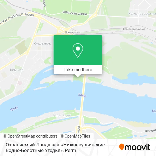 Охраняемый Ландшафт «Нижнекурьинские Водно-Болотные Угодья» map