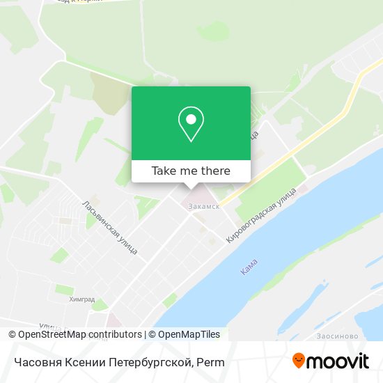 Часовня Ксении Петербургской map