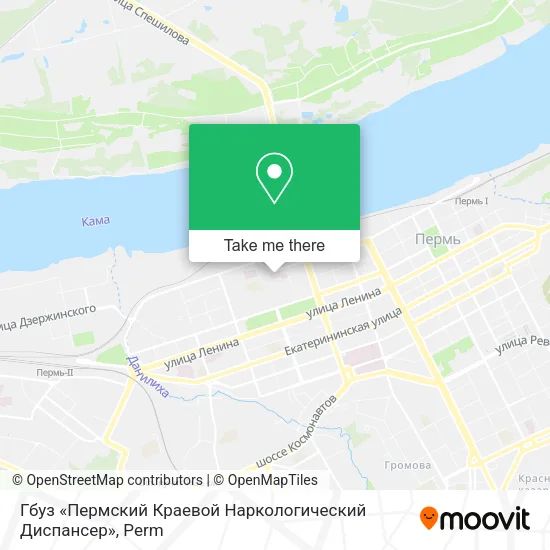 Гбуз «Пермский Краевой Наркологический Диспансер» map