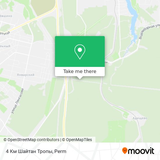 4 Км Шайтан Тропы map