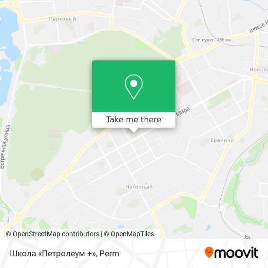 Школа «Петролеум +» map