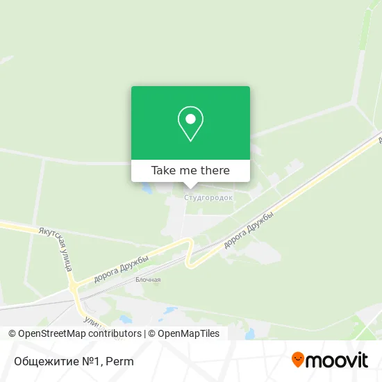 Общежитие №1 map