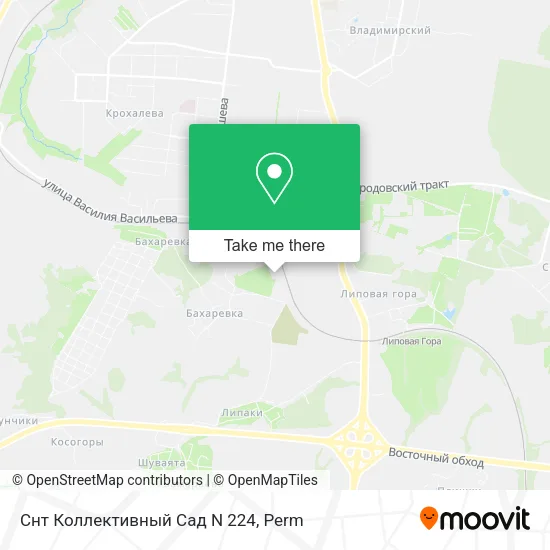 Снт Коллективный Сад N 224 map