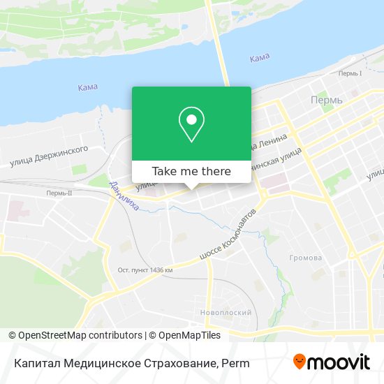 Капитал Медицинское Страхование map