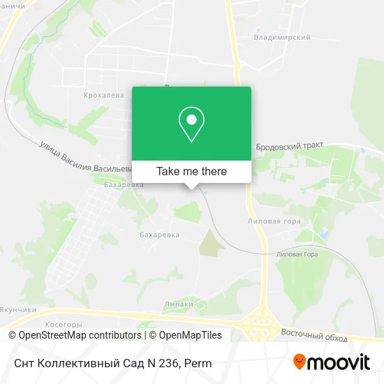 Снт Коллективный Сад N 236 map