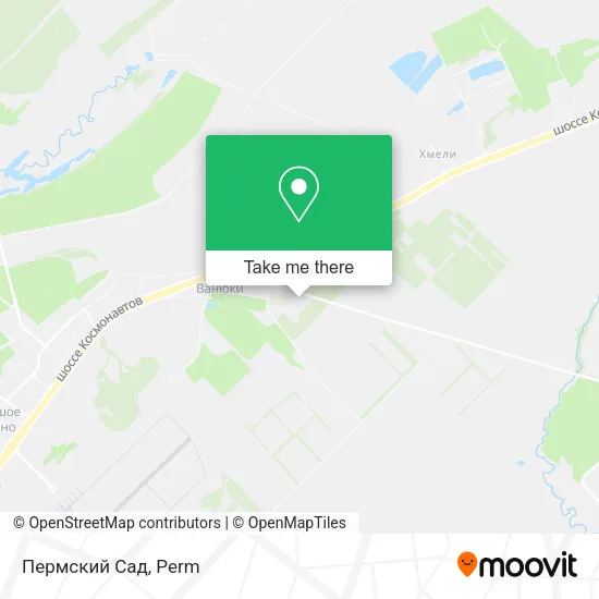 Пермский Сад map