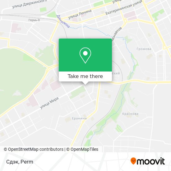 Сдэк map