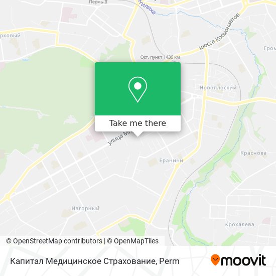 Капитал Медицинское Страхование map