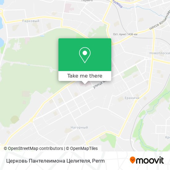 Церковь Пантелеимона Целителя map