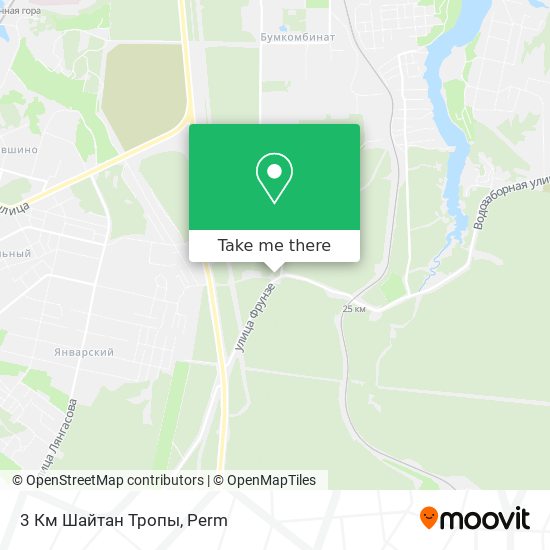 3 Км Шайтан Тропы map