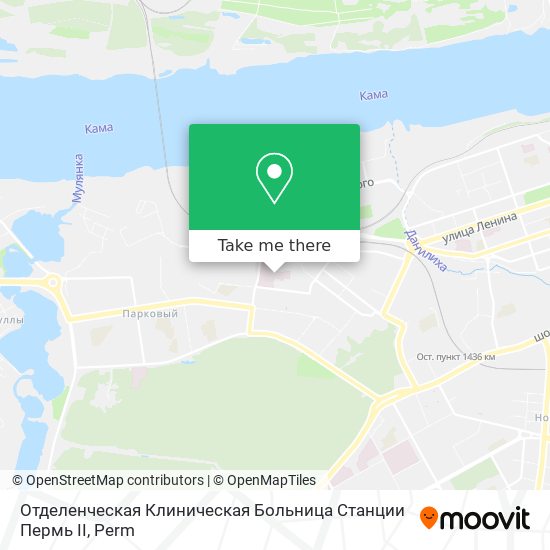 Отделенческая Клиническая Больница Станции Пермь II map